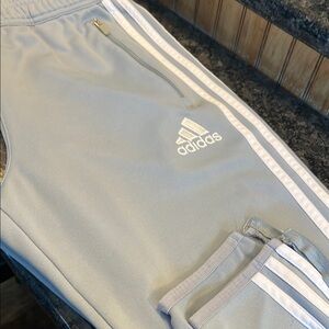 Adidas Mens Gray Track Pants
